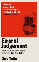 Book Cover for Error of Judgement The Birmingham Bombings and the Scandal That Shook Britain by Chris Mullin
