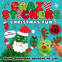 Book Cover for Crazy Stickers: Christmas Fun by Danielle McLean
