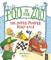 Book Cover for Poo in the Zoo: The Super Pooper Road Race by Steve Smallman