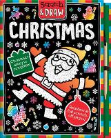 Book Cover for Scratch and Draw Christmas by Kit Elliot