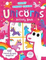 Book Cover for Window Sticker Unicorns by Alice Barker