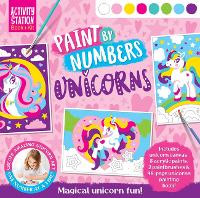 Book Cover for Paint by Numbers Unicorns by Natalie Lambert