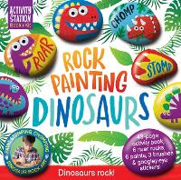 Book Cover for Rock Painting Dinosaurs by Bonny Byford