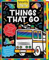 Book Cover for Scratch and Draw Things that Go by Lisa Regan