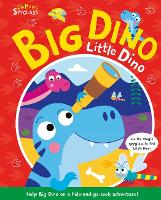 Book Cover for Big Dino Little Dino by Katie Button