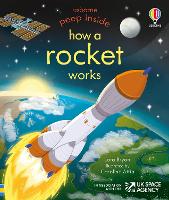Book Cover for Peep Inside How a Rocket Works by Lara Bryan