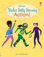 Book Cover for Sticker Dolly Dressing Action! by Fiona Watt