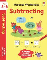 Book Cover for Usborne Workbooks Subtracting 5-6 by Holly Bathie