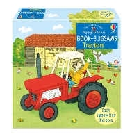 Book Cover for Poppy and Sam's Book and 3 Jigsaws: Tractors by Heather Amery