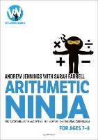 Book Cover for Arithmetic Ninja for Ages 7-8  by Andrew Jennings, Sarah Farrell