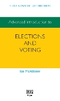 Book Cover for Advanced Introduction to Elections and Voting by Ian McAllister