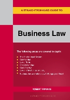 Book Cover for A Straightforward Guide To Business Law 2023 by Robert Franks