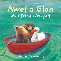 Book Cover for Awel a Glan A'u Ffrind Newydd by Jane Simmons