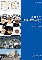 Book Cover for Journal of Greek Archaeology Volume 8 2023 by John Bintliff