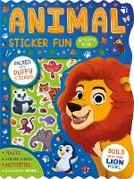 Book Cover for Animal Sticker Fun by Igloo Books