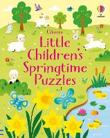Book Cover for Little Children's Springtime Puzzles by Kirsteen Robson