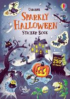 Book Cover for Sparkly Halloween Sticker Book by Kristie Pickersgill