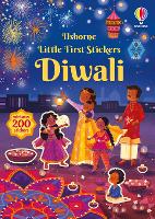 Book Cover for Little First Stickers Book Diwali by Holly Bathie