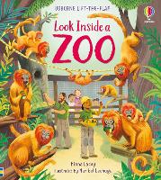 Book Cover for Look Inside a Zoo by Minna Lacey