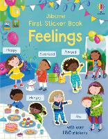 Book Cover for First Sticker Book Feelings by Holly Bathie