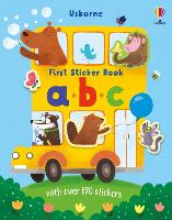 Book Cover for First Sticker Book abc by Alice Beecham