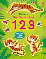 Book Cover for First Sticker Book 123 by Alice Beecham