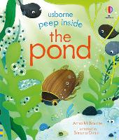 Book Cover for Peep Inside the Pond by Anna Milbourne