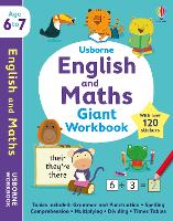 Book Cover for Usborne English and Maths Giant Workbook 6-7 by Holly Bathie, Jessica Greenwell, Jane Bingham