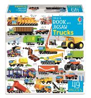 Book Cover for Usborne Book and Jigsaw Trucks by Sam Smith