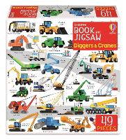 Book Cover for Usborne Book and Jigsaw Diggers and Cranes by Sam Smith