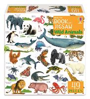 Book Cover for Usborne Book and Jigsaw Wild Animals by Sam Smith