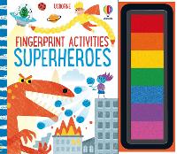 Book Cover for Fingerprint Activities Superheroes by Fiona Watt