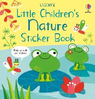 Book Cover for Little Children's Nature Sticker Book by Matthew Oldham