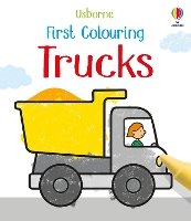 Book Cover for First Colouring Trucks by Kate Nolan