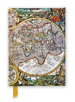 Book Cover for Pieter van den Keere: Antique Map of the World (Foiled Journal) by Flame Tree Studio