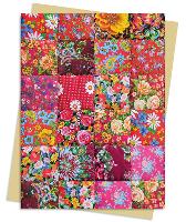 Book Cover for Floral Patchwork Quilt Greeting Card Pack by Flame Tree Studio