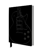 Book Cover for Black Gibson Guitar Artisan Art Notebook (Flame Tree Journals) by Flame Tree Studio