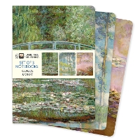 Book Cover for Claude Monet Set of 3 Standard Notebooks by Flame Tree Studio