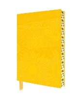 Book Cover for Kate Heiss: Sunflower Fields Artisan Art Notebook (Flame Tree Journals) by Flame Tree Studio
