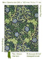 Book Cover for William Morris: Seaweed (Foiled Quarto Journal) by Flame Tree Studio