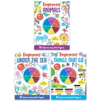 Book Cover for Fingerprint Doodle Activities 3 Books Set by Fox Eye Publishing