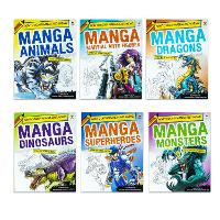 Book Cover for Step By Step Guide How To Draw Manga and Anime For Beginners 6 Books Set Collection by Richard Jones