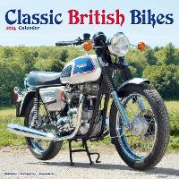 Book Cover for Classic British Bikes Calendar 2024 Square Motorbike Wall Calendar - 16 Month by Avonside Publishing Ltd