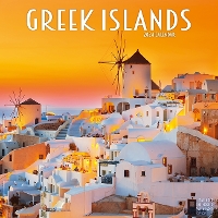 Book Cover for Greek Islands Calendar 2024 Square Travel Wall Calendar - 16 Month by Avonside Publishing Ltd