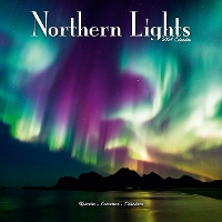 Book Cover for Northern Lights Calendar 2024 Square Travel Wall Calendar - 16 Month by Avonside Publishing Ltd