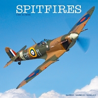 Book Cover for Spitfires Calendar 2024 Square Plane Wall Calendar - 16 Month by Avonside Publishing Ltd