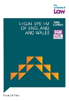 Book Cover for SQE - Legal System of England and Wales 3e by Frederick Price