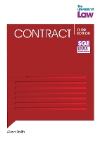 Book Cover for SQE - Contract 3e by Alison Smith