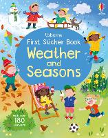 Book Cover for First Sticker Book Weather and Seasons by Alice Beecham