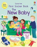 Book Cover for First Sticker Book The New Baby by Jessica Greenwell